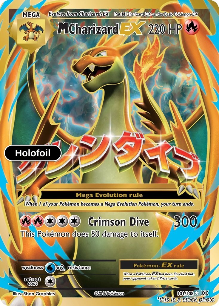 M Charizard EX (Full Art) [EVO - 101/108]