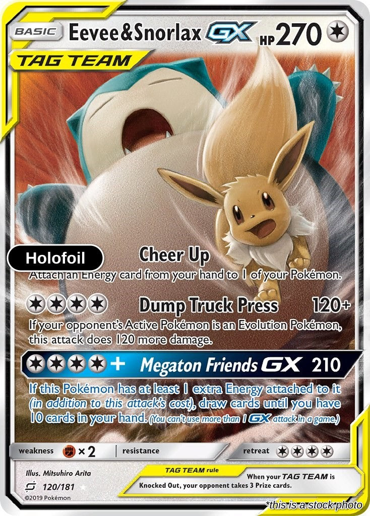Eevee & Snorlax GX