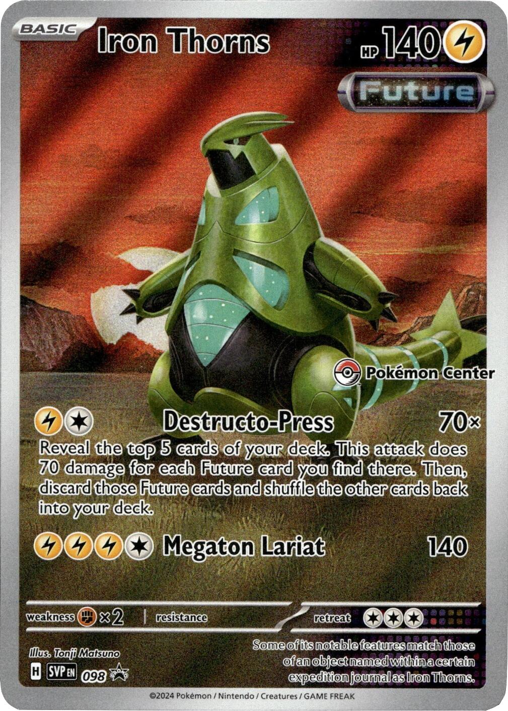 Iron Thorns - 098 (Pokemon Center)