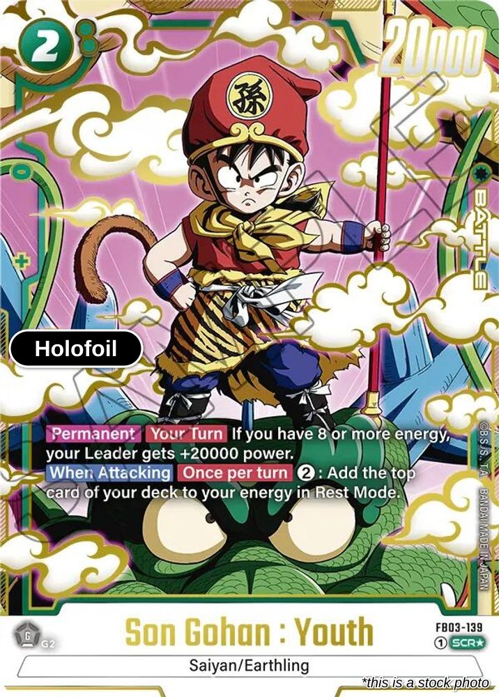 Son Gohan : Youth - FB03-139 (Alternate Art) [FB03 - FB03-139]