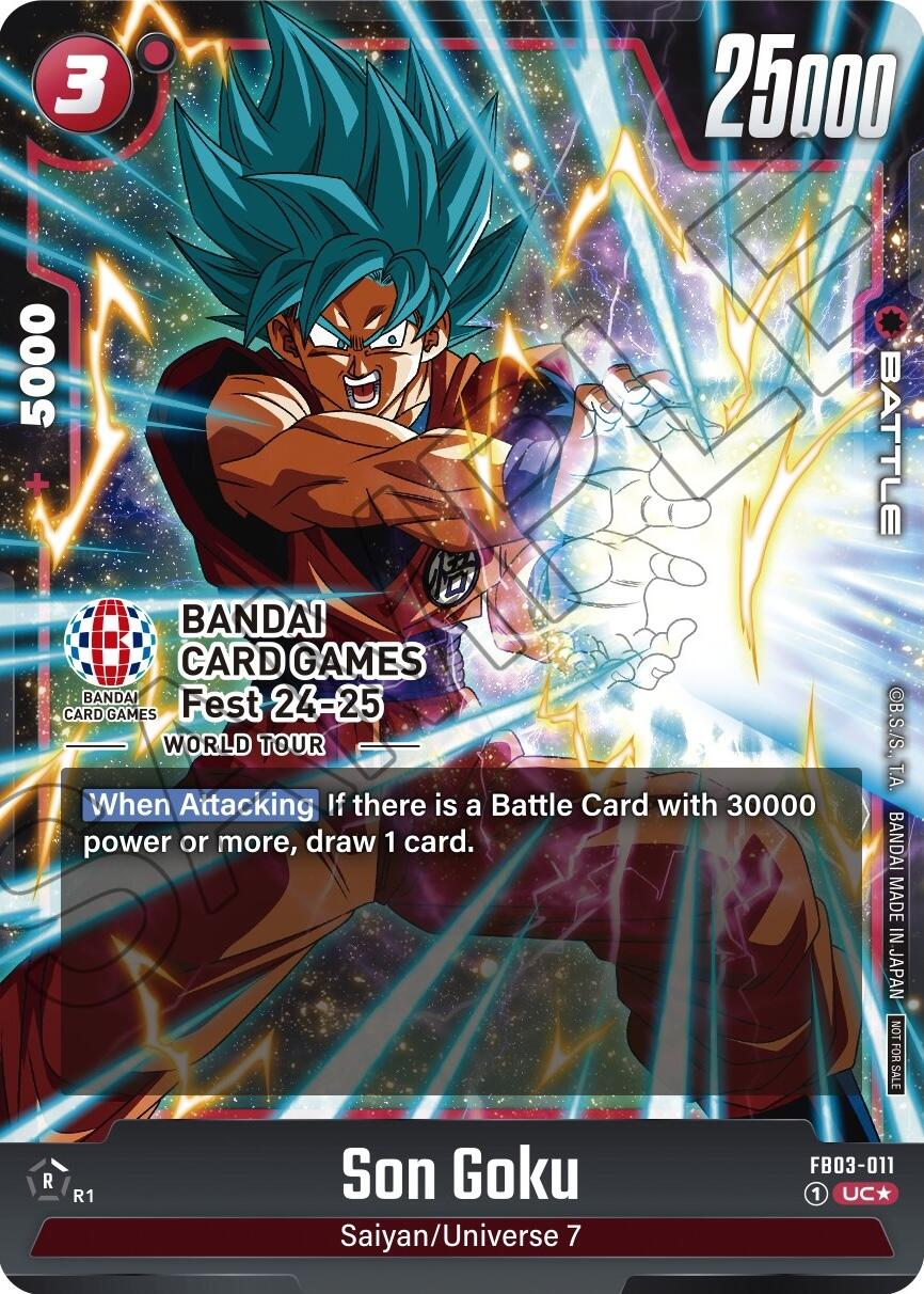Son Goku - FB03-011 (BANDAI Card Games Fest 24-25 World Tour)
