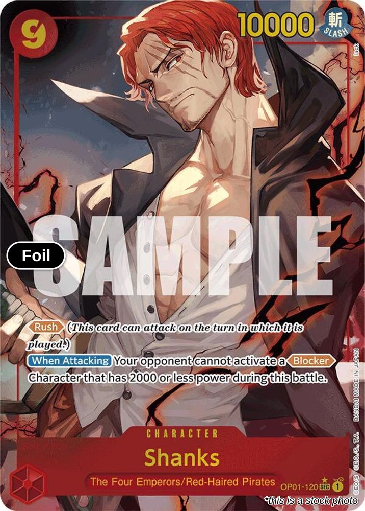 Shanks (OP01-120) (Alternate Art)
