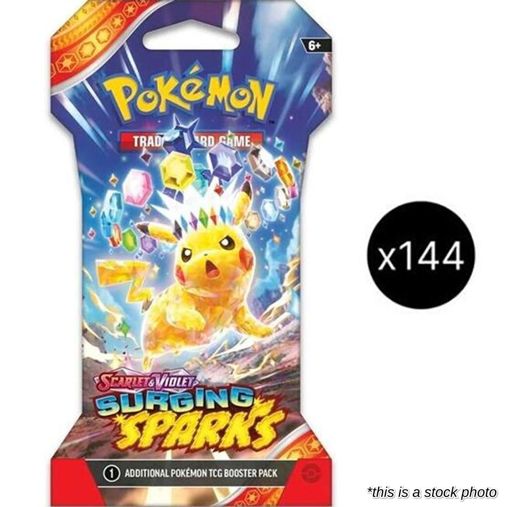 Surging Sparks Sleeved Booster Pack Case