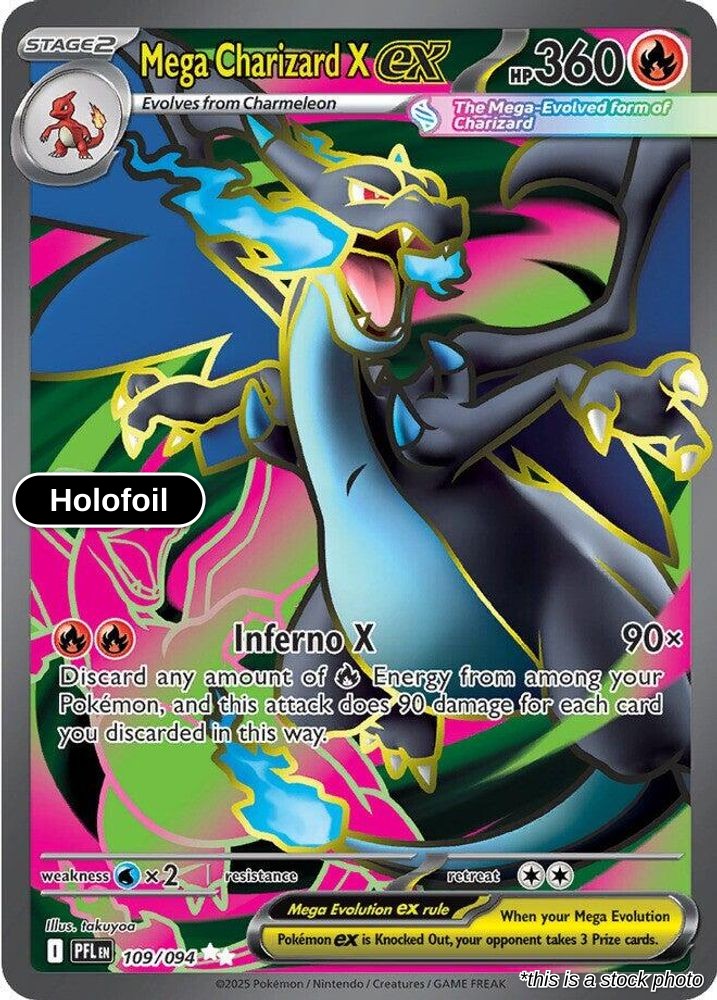 Mega Charizard X ex - 109/094 [PFL]