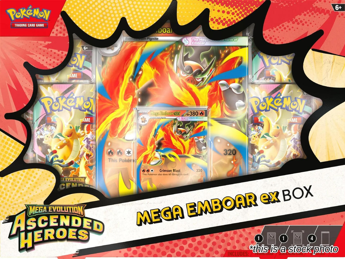 Ascended Heroes Mega Emboar ex Box