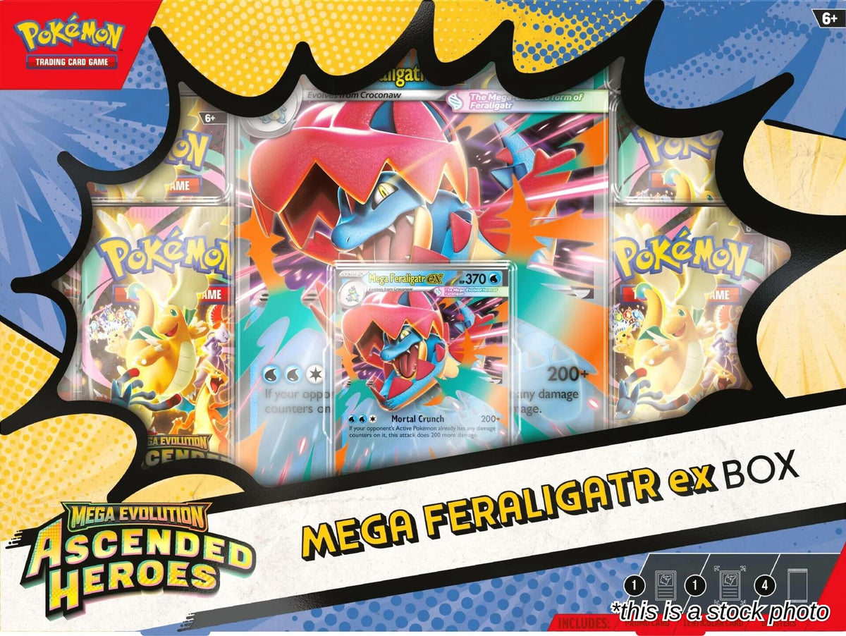 Ascended Heroes Mega Feraligatr ex Box