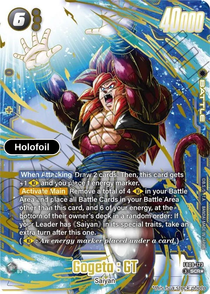 Gogeta : GT - FB09-123 (Alternate Art)