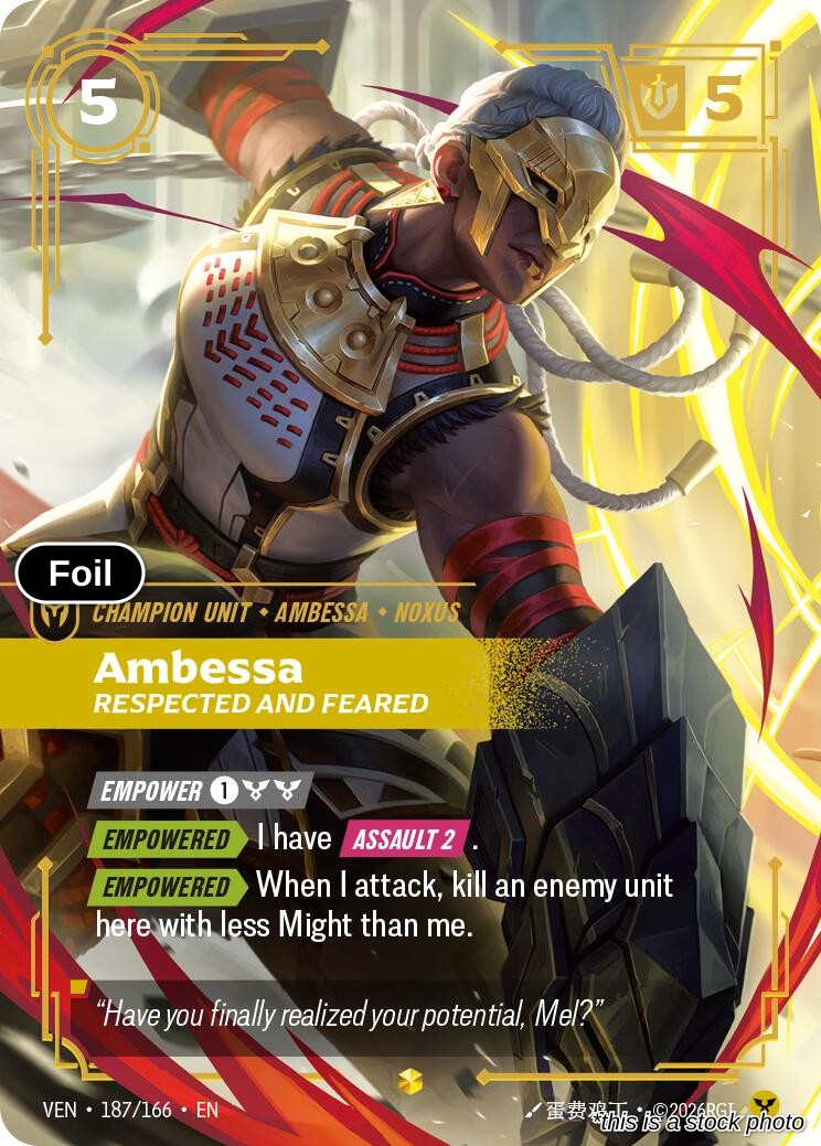 Ambessa, Respected and Feared (Overnumbered)