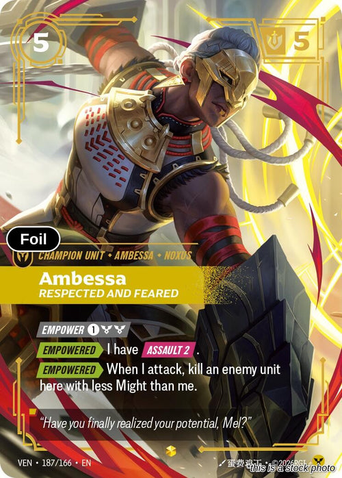 Ambessa, Respected and Feared (Overnumbered)