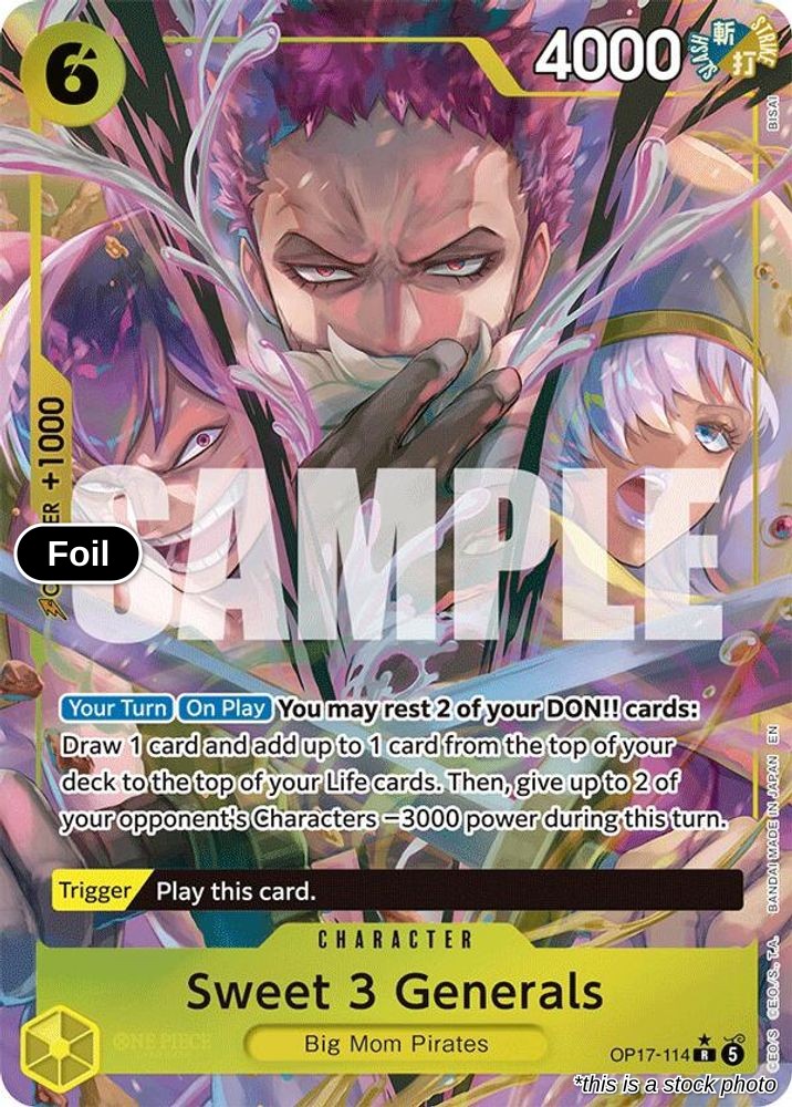 Sweet 3 Generals (Alternate Art)