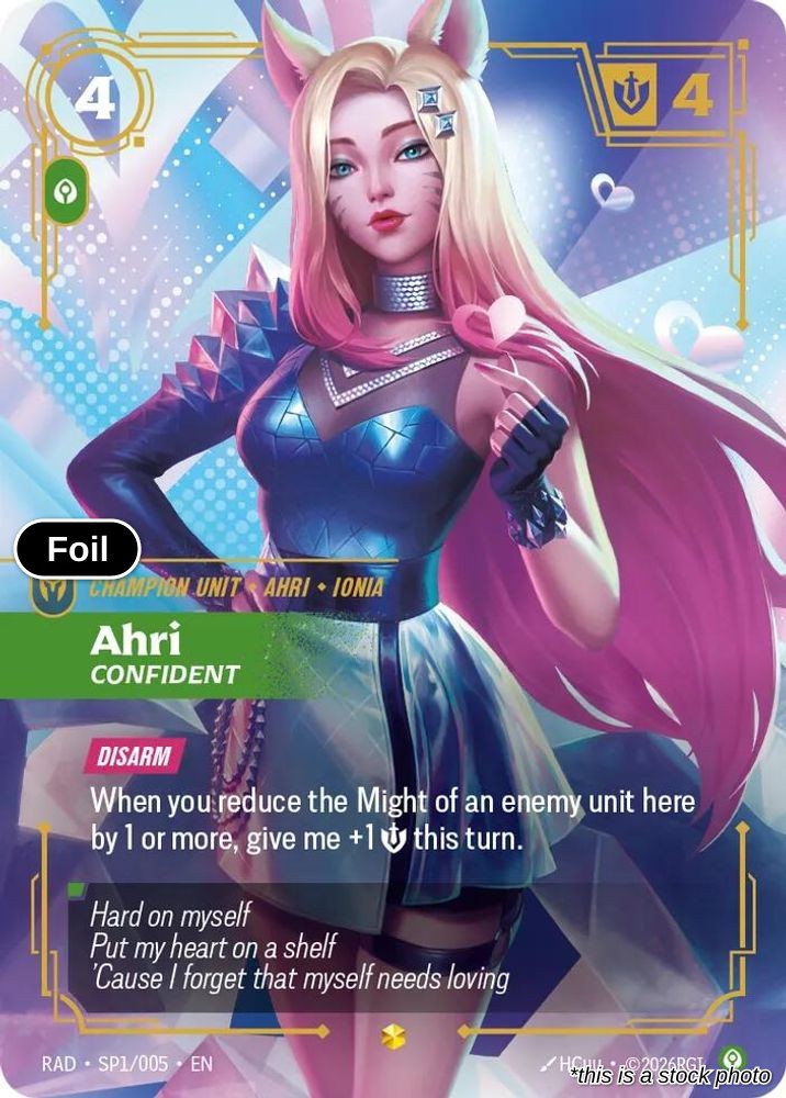 Ahri, Confident (K/DA Special Art Card)