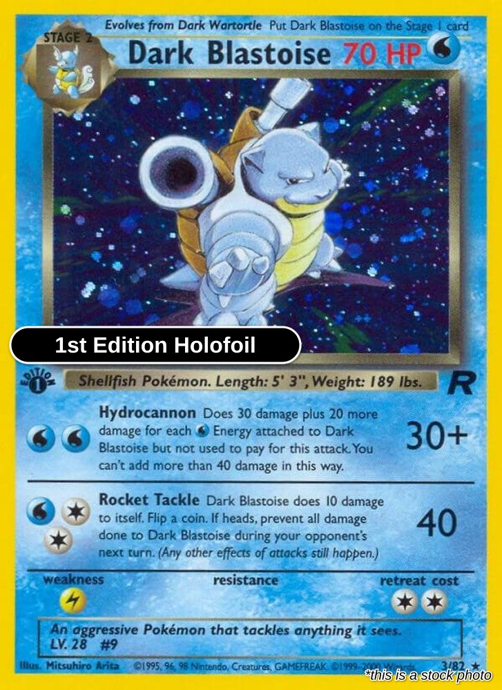 Dark Blastoise (3) [TR - 3/82]