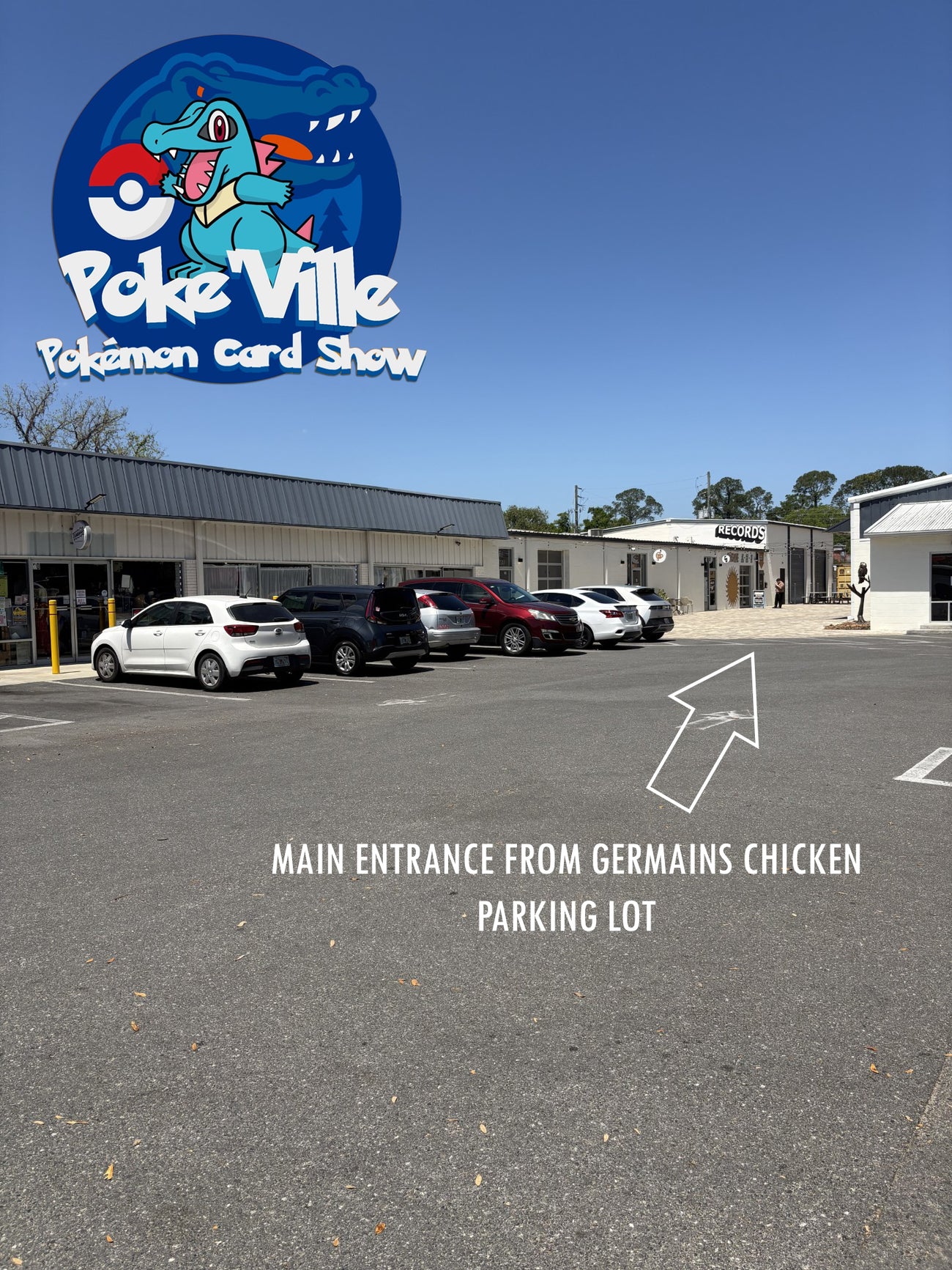 Step one from Germain’s Chicken parking lot to The Nexus